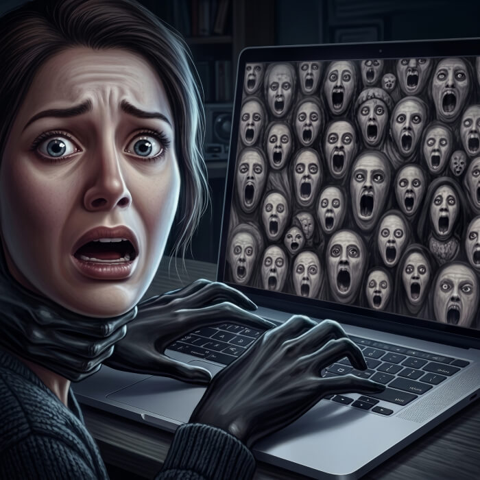 After Midnight, Before Belief - Dark Web Supernatural Psychological Mystery Story Cover Art